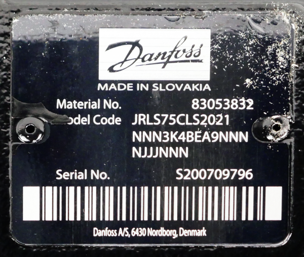 Danfoss JRLS-75C-LS-2021-NNN-3-K4-BE-A9-N-NNN-JJJ-NNN